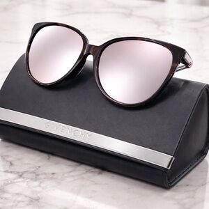 Givenchy Women's Tortoise and Gold Sunglasses